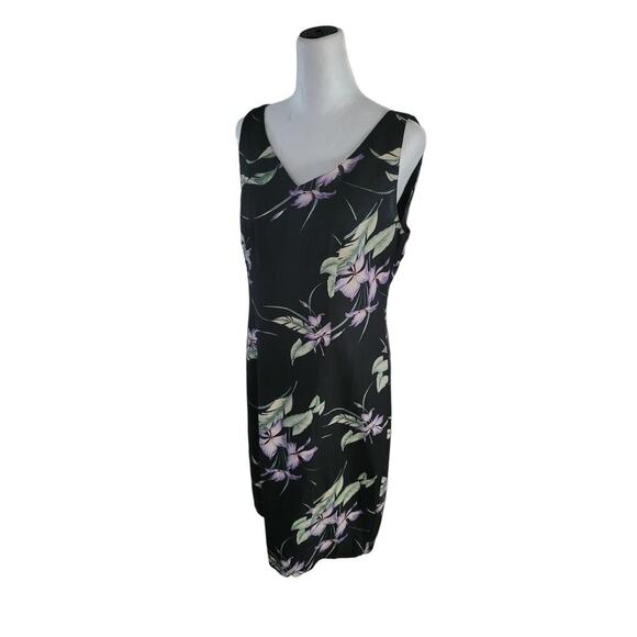 Tommy Bahama Women's Silk Floral‎ Print Dress Size 6 V Neck Knee Length - Picture 2 of 8